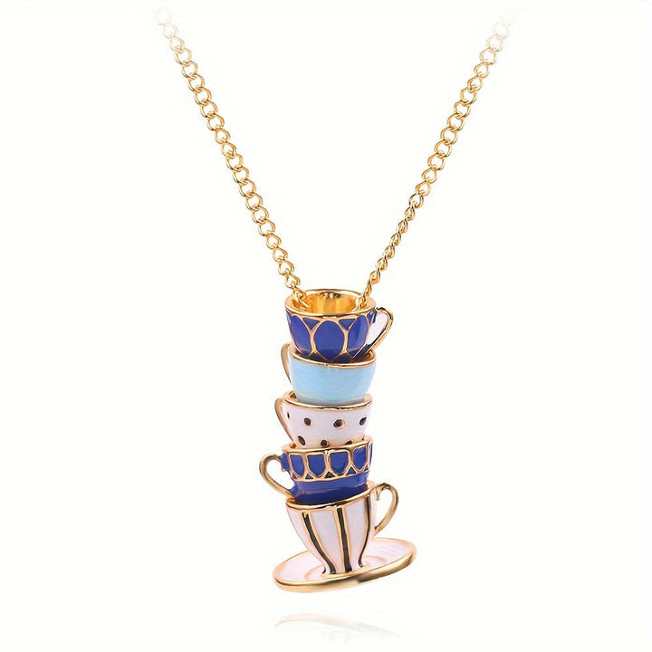 Quessia | Collar de Tazas de Té del Jardín