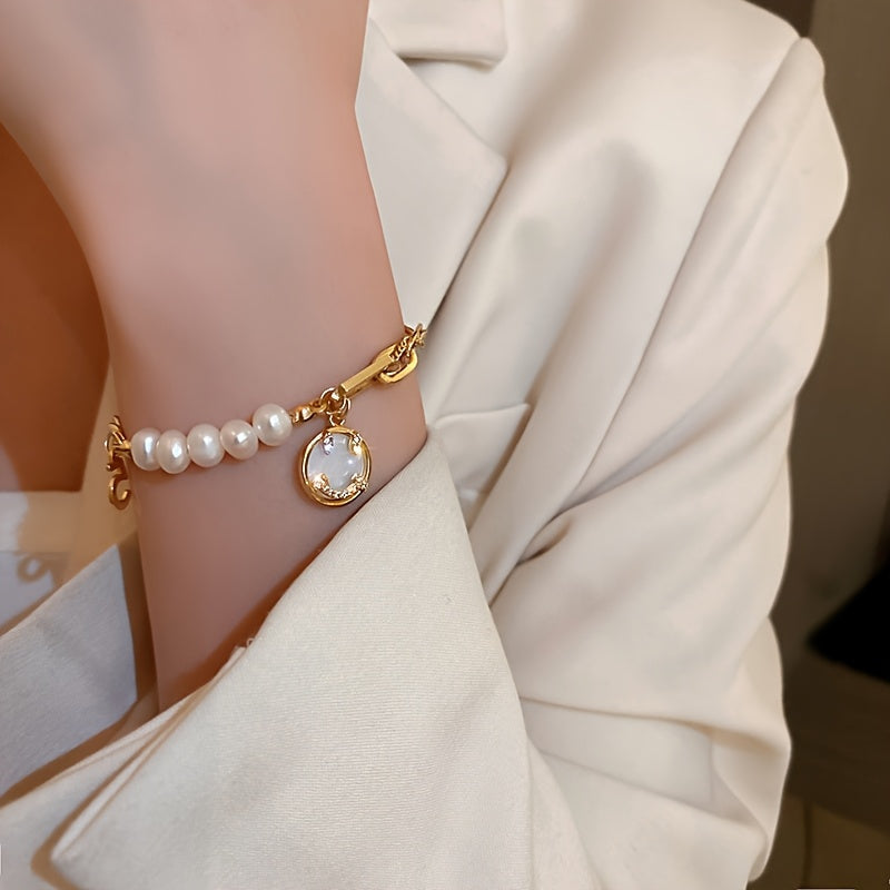 Wrenna | Pulsera Elegante de Perlas Naturales con Estilo de Lujo