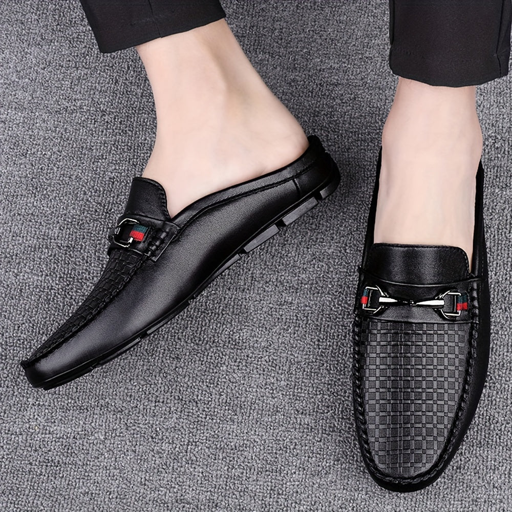 Caelric | Zapatos Mule Retro para Hombre con Diseño Abierto y Máxima Comodidad