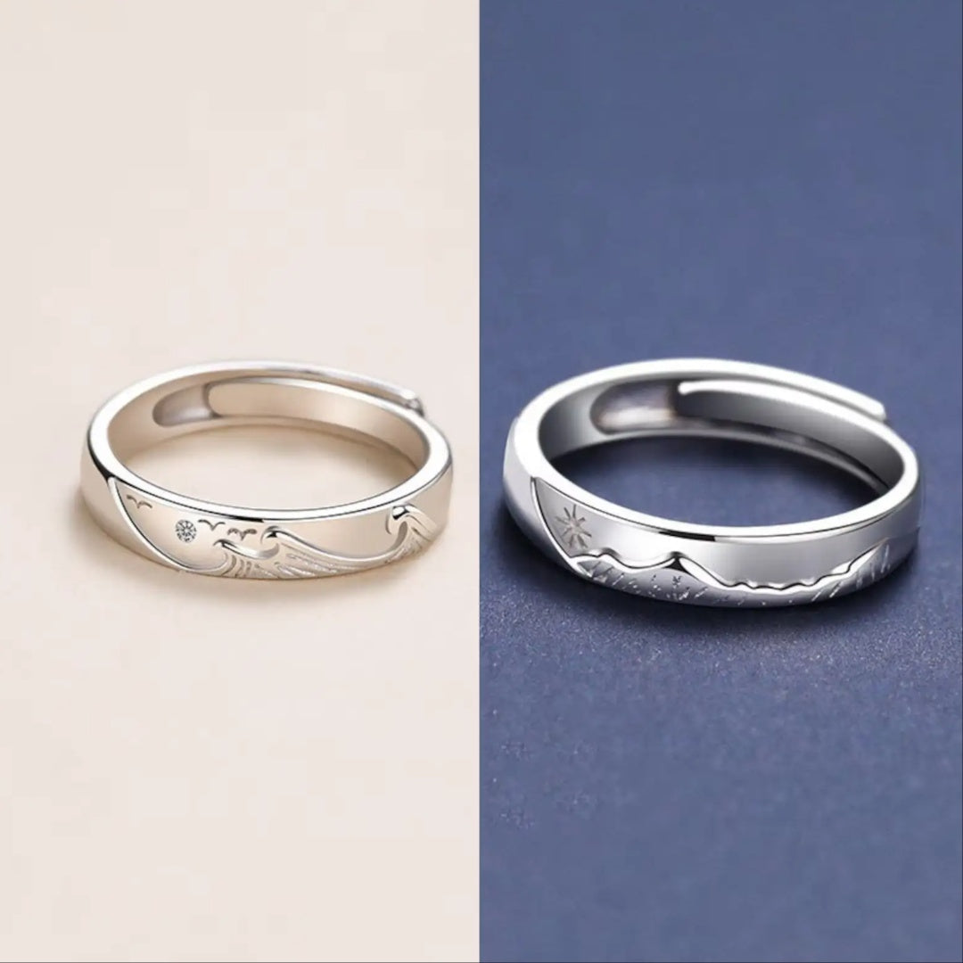 Annabelle | Anillo Ajustable Mar y Montaña