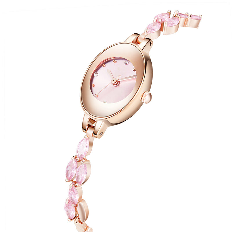 Doreya | Reloj de pulsera para mujer con zirconias de colores