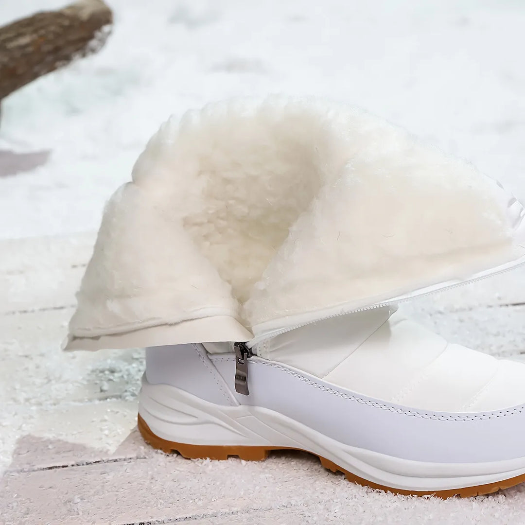Maristella | Botas de Nieve de Media Caña con Forro Cálido y Suela Antideslizante