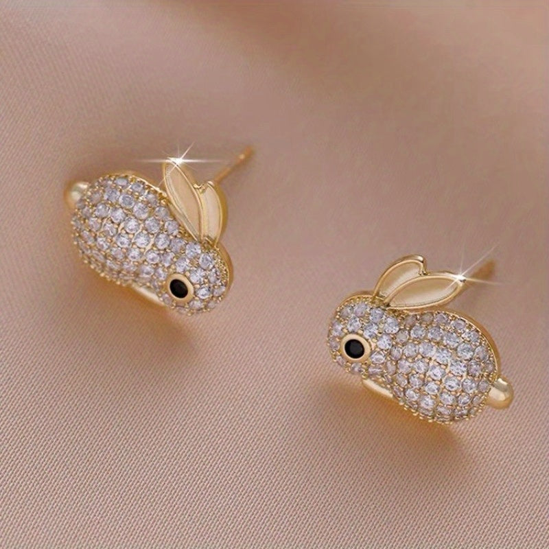 Agatha | Aretes de Conejo con Diseño Encantador y Toque Divertido