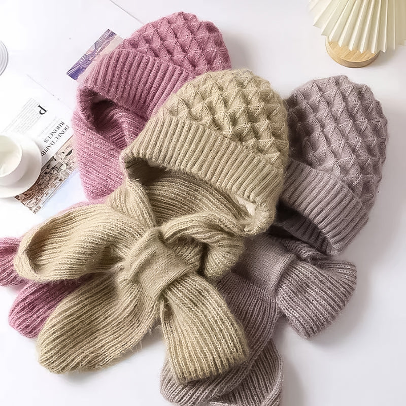 Solmira | Gorro y Bufanda Cortaviento Polar