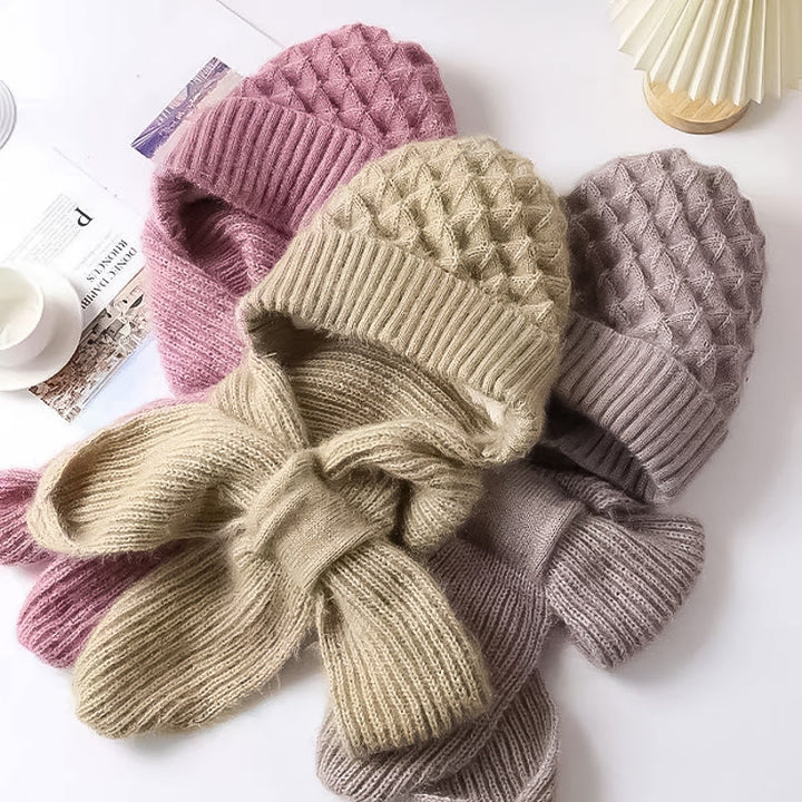 Solmira | Gorro y Bufanda Cortaviento Polar