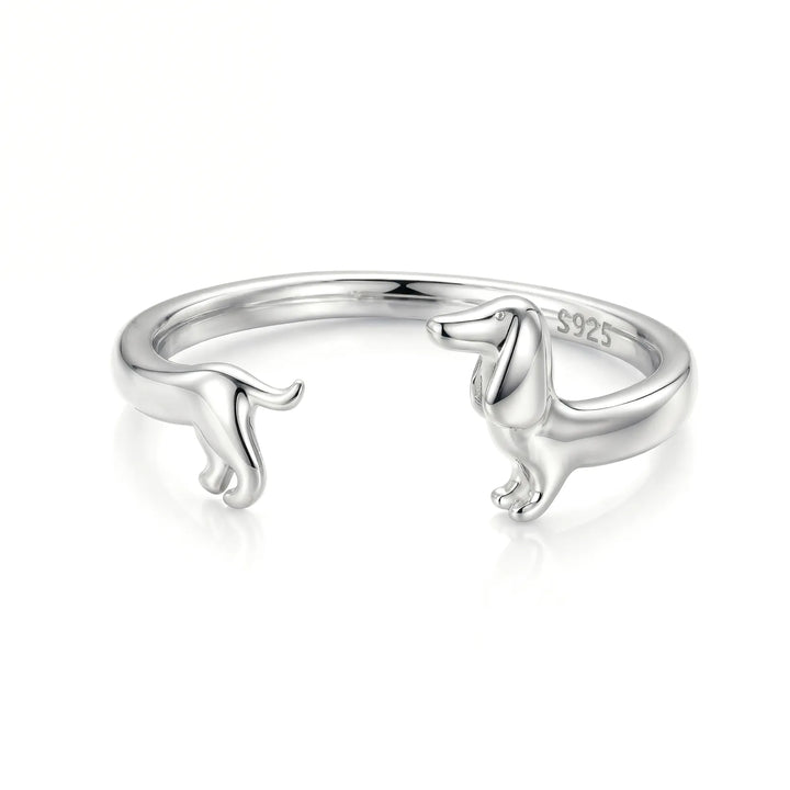 Perrira | Anillo Minimalista de Perrito Salchicha