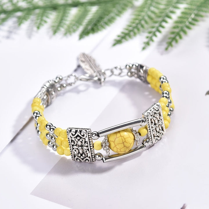 Jessae | Pulsera de Piedras Naturales con Estilo Artesanal y Energía Natural