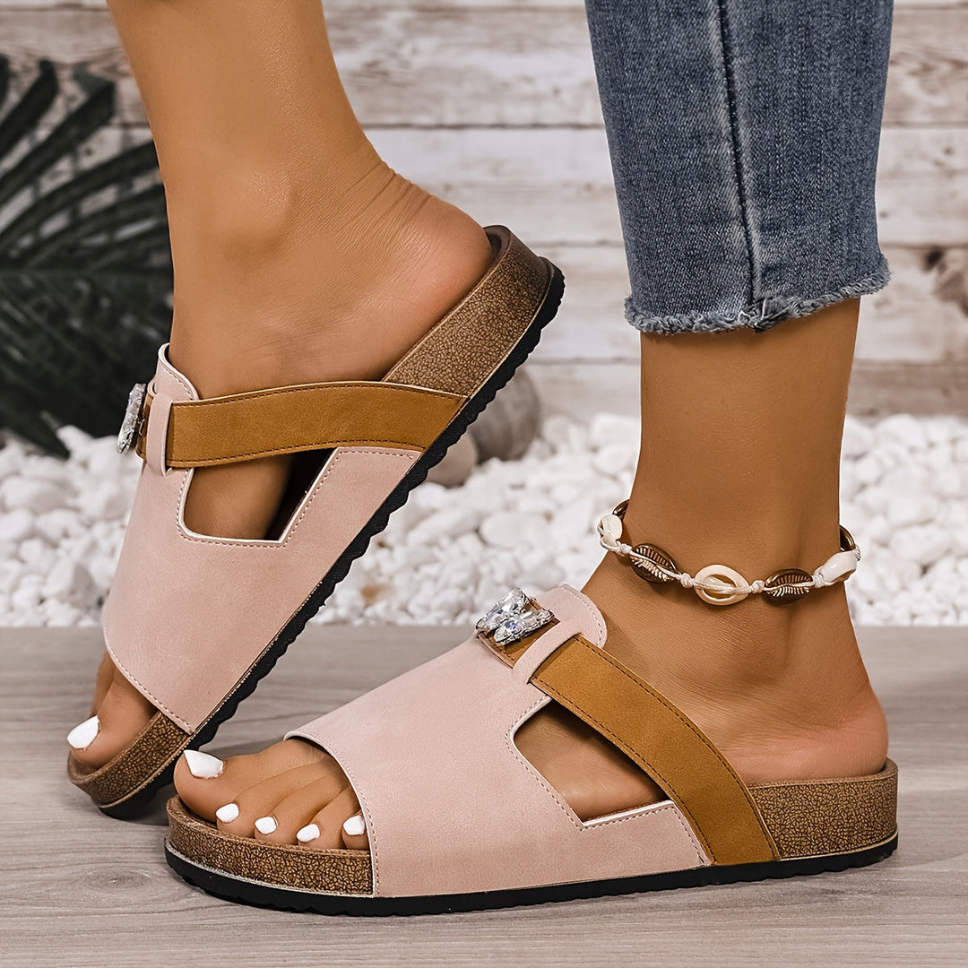 Yelena | Sandalias Abiertas con Estilo Vintage