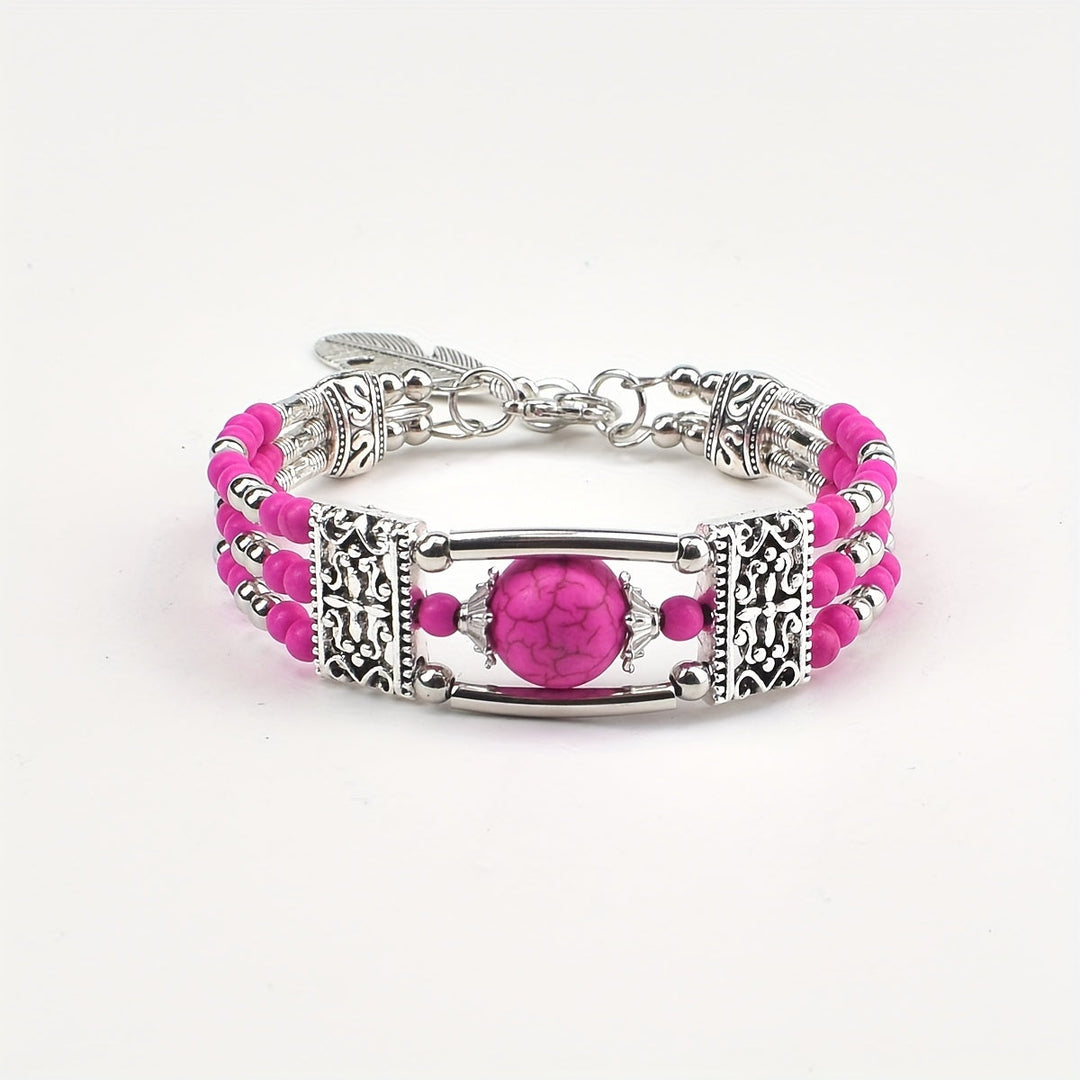 Jessae | Pulsera de Piedras Naturales con Estilo Artesanal y Energía Natural