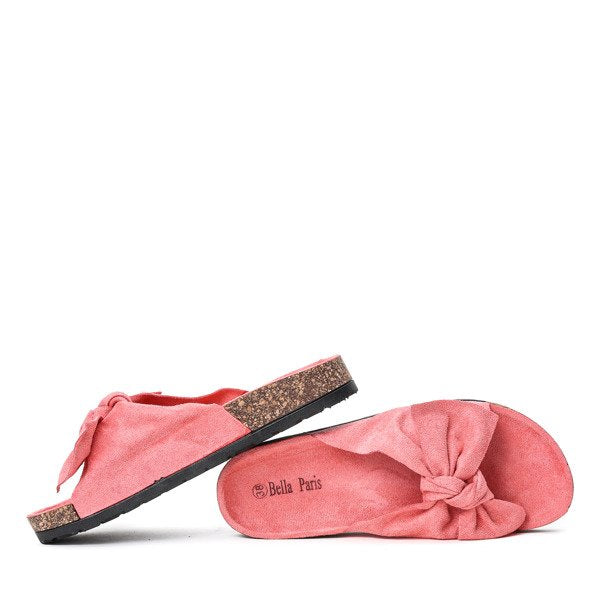 Isla | Chanclas Rosas para Mujer con Lazo y Estilo Veraniego