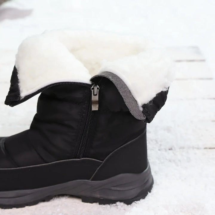 Maristella | Botas de Nieve de Media Caña con Forro Cálido y Suela Antideslizante
