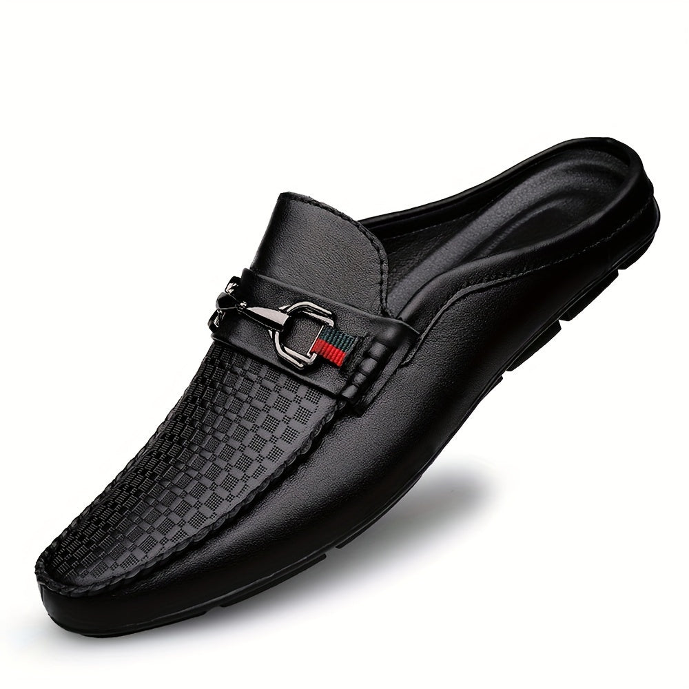 Caelric | Zapatos Mule Retro para Hombre con Diseño Abierto y Máxima Comodidad