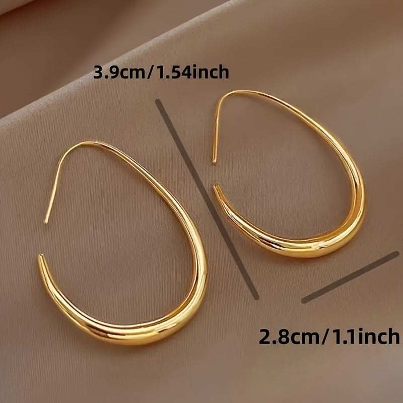 Raya | Aretes Minimalistas de Gota con Diseño Elegante