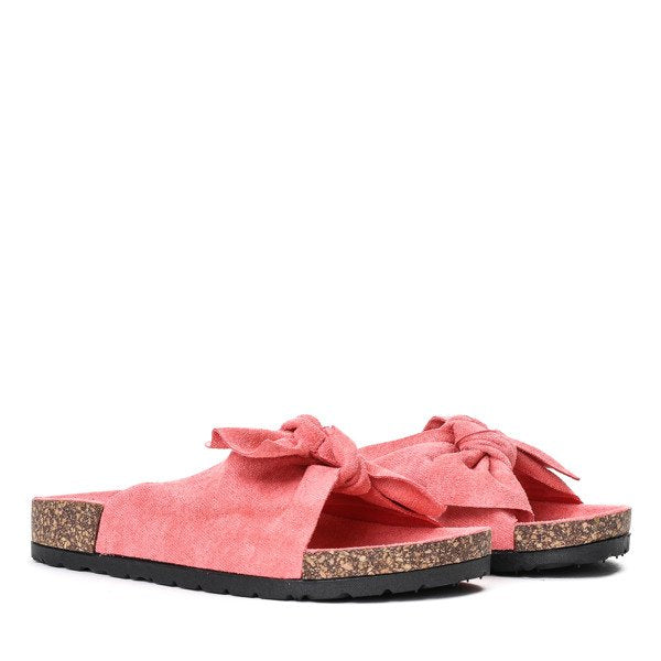 Isla | Chanclas Rosas para Mujer con Lazo y Estilo Veraniego