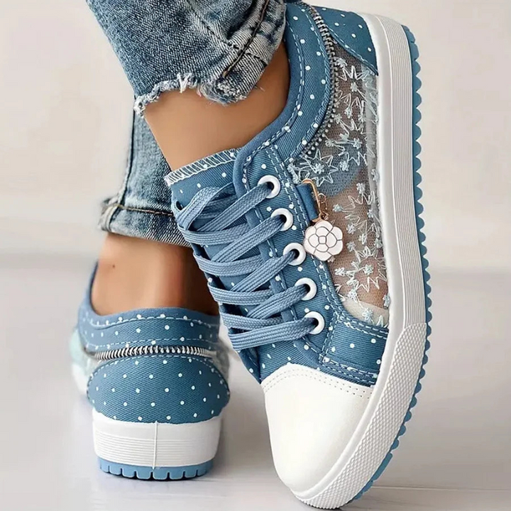 Lumexis | ZAPATILLAS ELEGANTES PARA MUJER CON DETALLES FLORALES