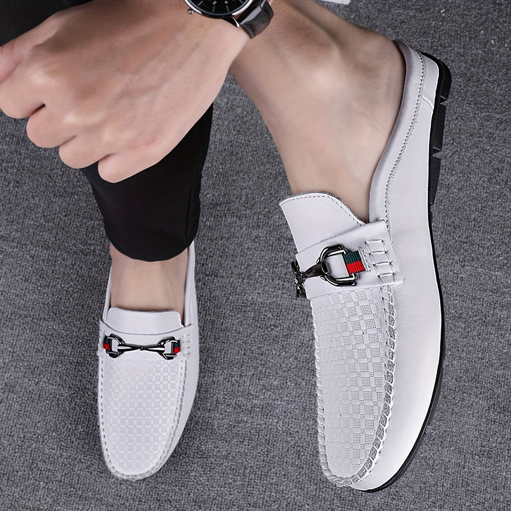 Caelric | Zapatos Mule Retro para Hombre con Diseño Abierto y Máxima Comodidad