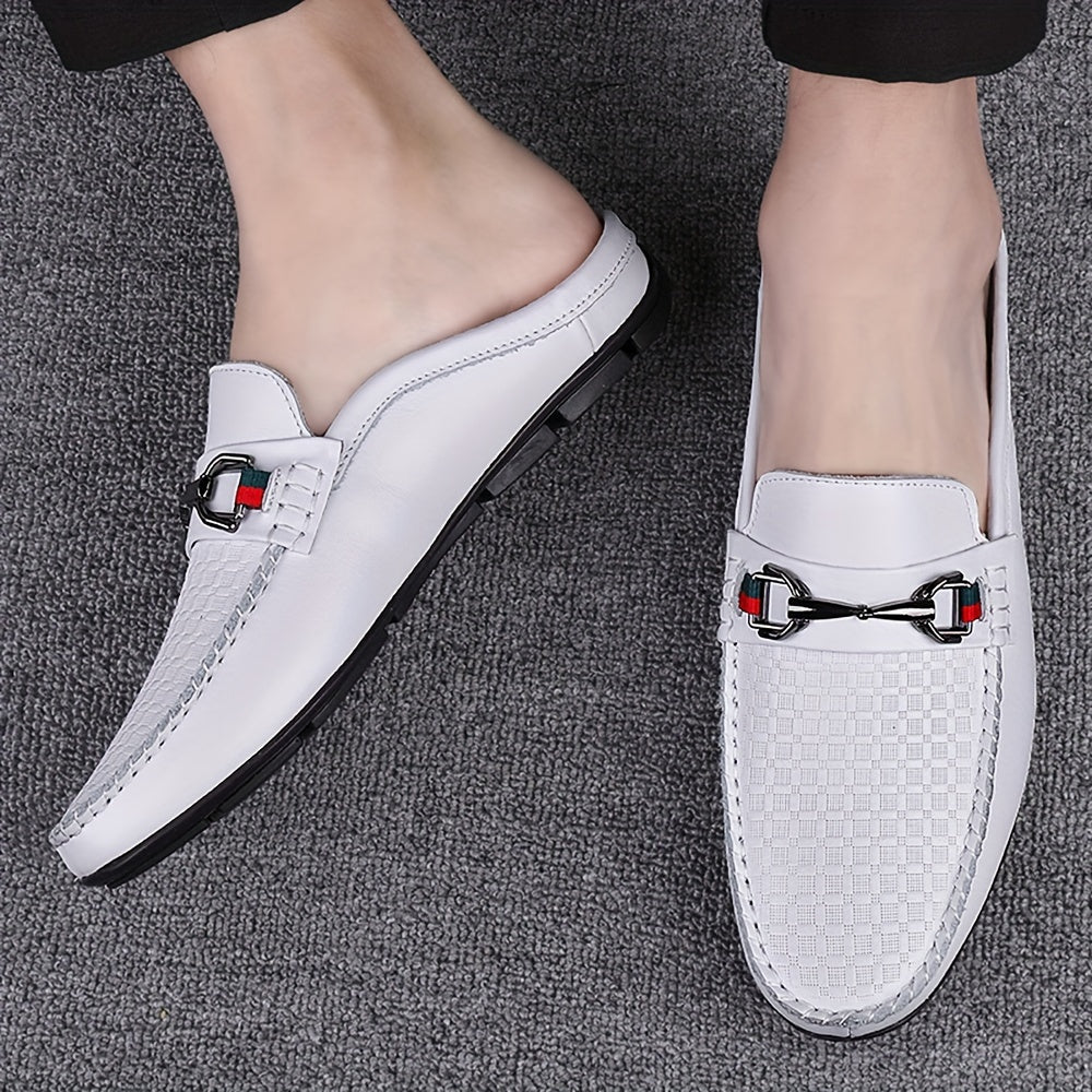 Caelric | Zapatos Mule Retro para Hombre con Diseño Abierto y Máxima Comodidad