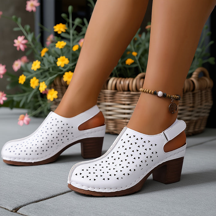 Korae | Sandalias de Tacón con Correas Ajustables y Diseño Calado