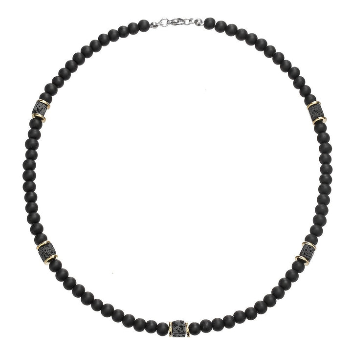 Vaxent | Collar de Cuentas para Hombre con Estilo Minimalista y Moderno