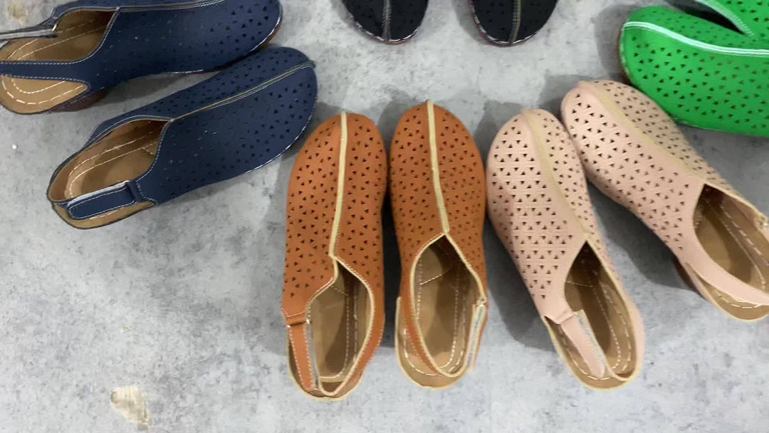 Korae | Sandalias de Tacón con Correas Ajustables y Diseño Calado