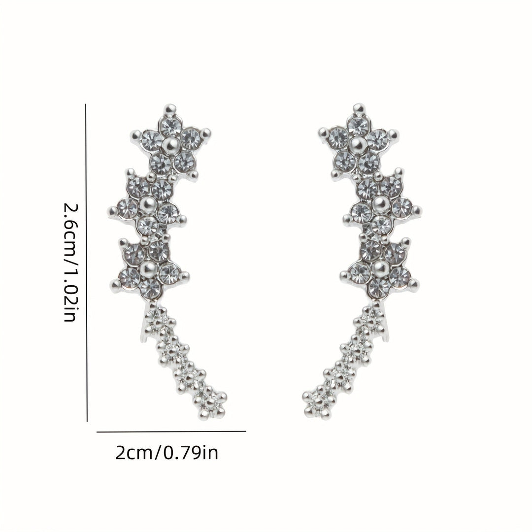 Soreya | Aretes Florales Elegantes con Estilo Atemporal