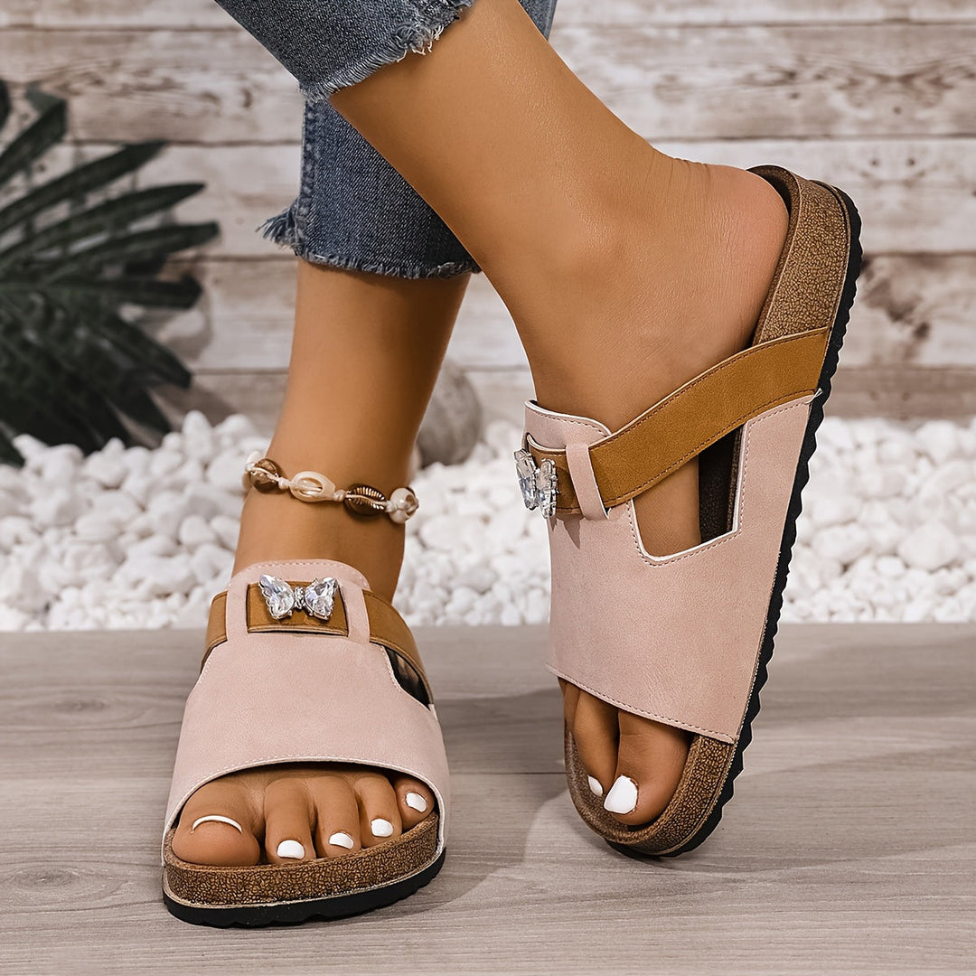 Yelena | Sandalias Abiertas con Estilo Vintage