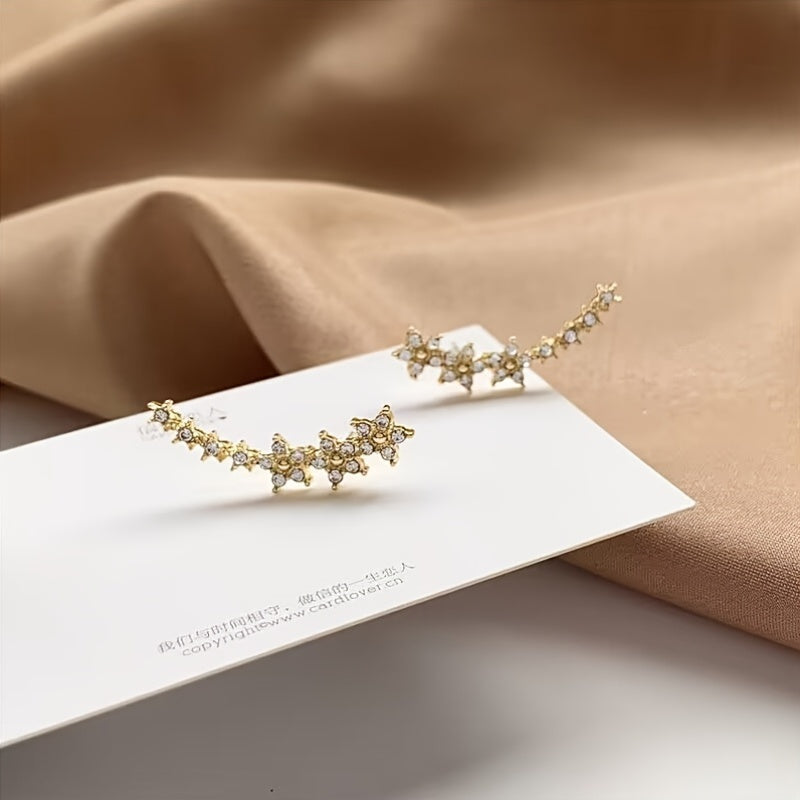 Soreya | Aretes Florales Elegantes con Estilo Atemporal