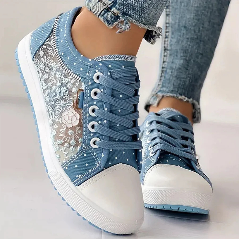 Lumexis | ZAPATILLAS ELEGANTES PARA MUJER CON DETALLES FLORALES