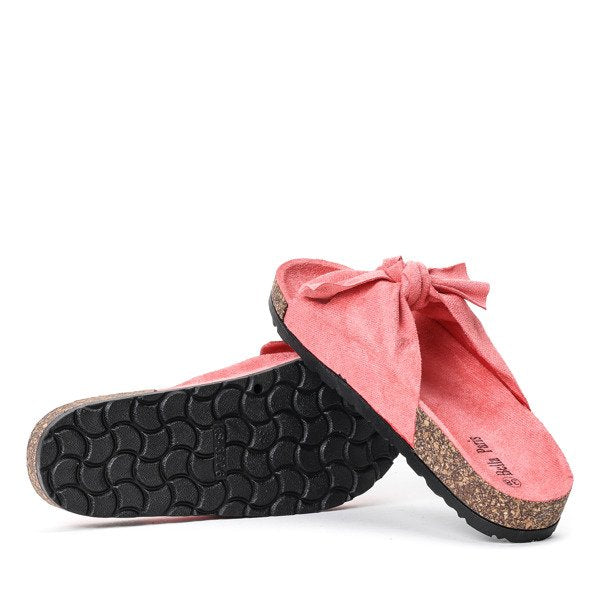 Isla | Chanclas Rosas para Mujer con Lazo y Estilo Veraniego