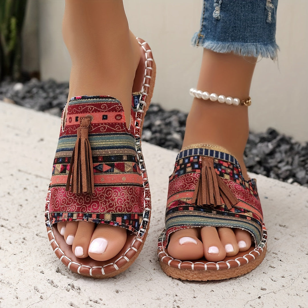 Rosaline | Mocasines Bohemios con Flecos y Comodidad Artesanal