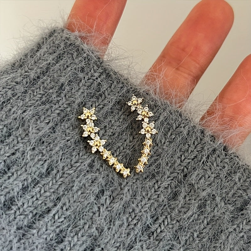 Soreya | Aretes Florales Elegantes con Estilo Atemporal