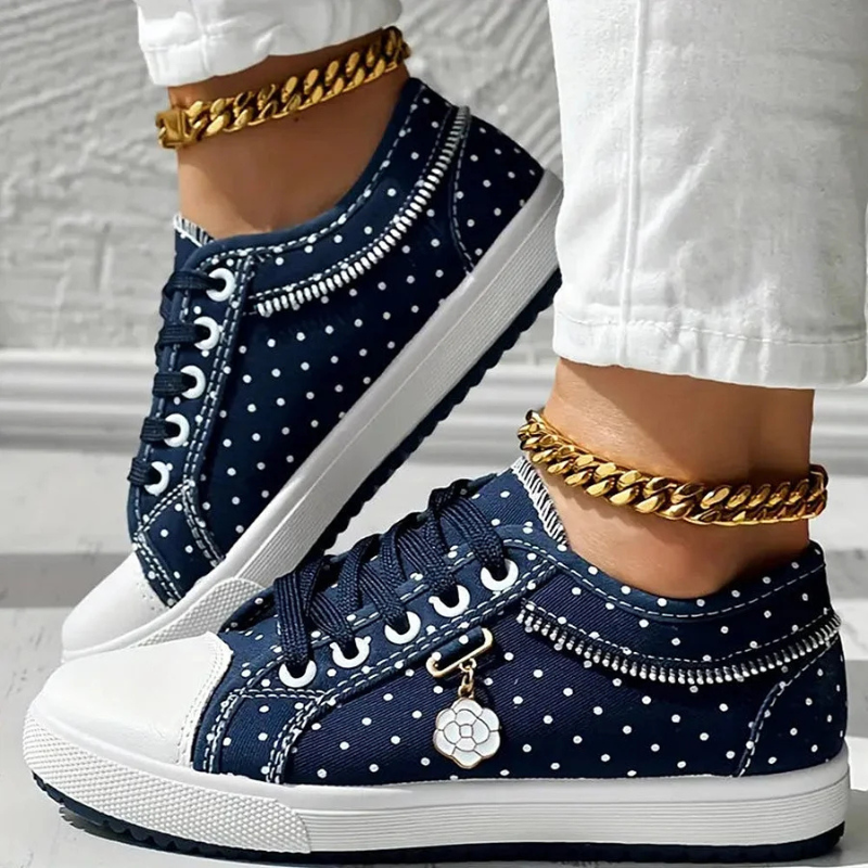 Lumexis | ZAPATILLAS ELEGANTES PARA MUJER CON DETALLES FLORALES