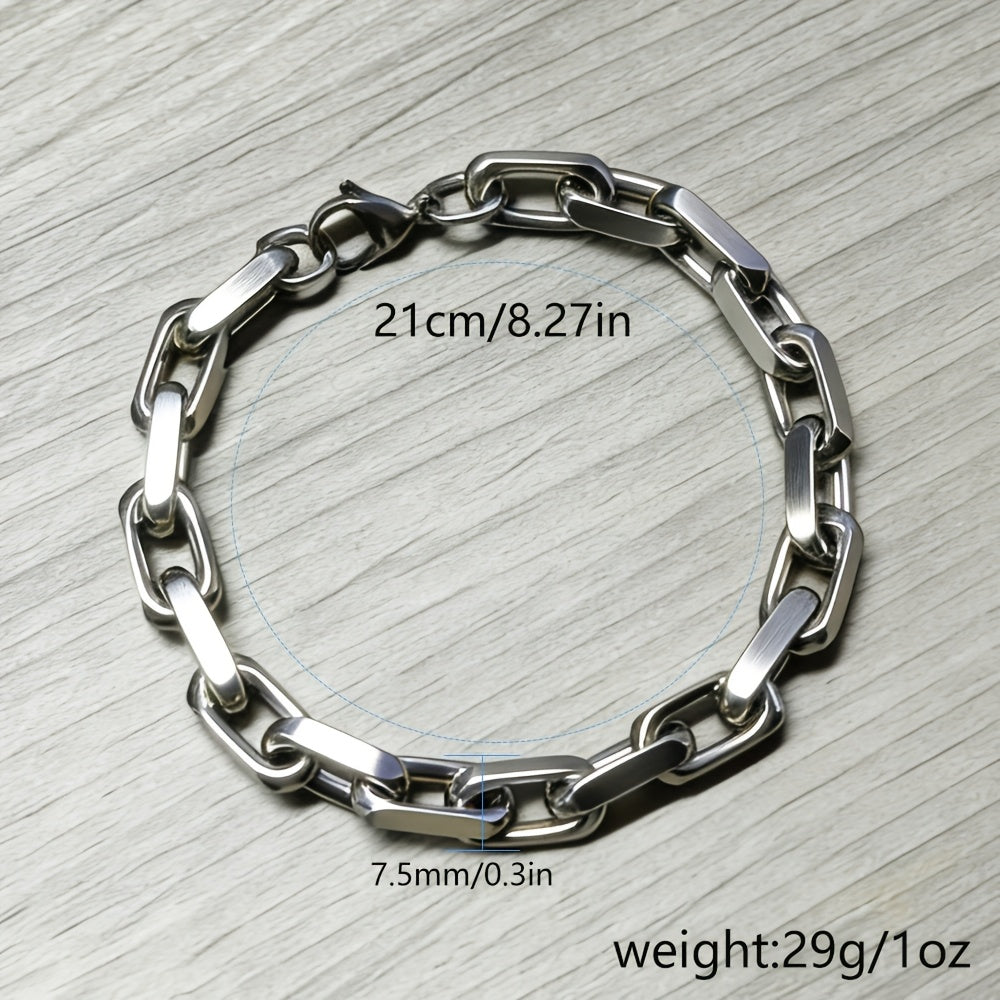Rylan | Pulsera Masculina de Eslabones Entrelazados
