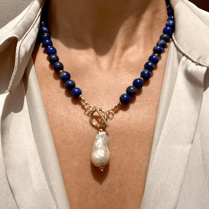 Havento | Collar Barroco Bohemio con Perlas y Detalles en Tonos Joya