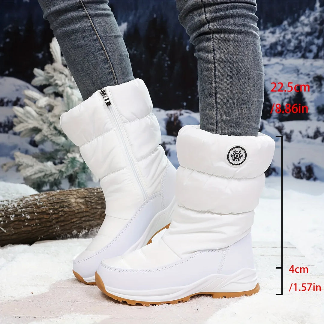 Maristella | Botas de Nieve de Media Caña con Forro Cálido y Suela Antideslizante