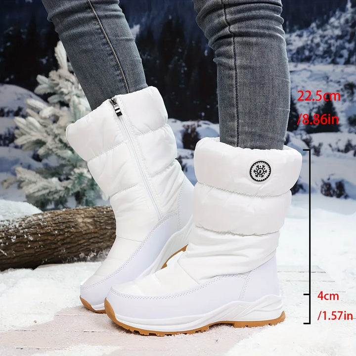 Maristella | Botas de Nieve de Media Caña con Forro Cálido y Suela Antideslizante