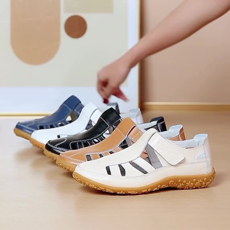 Norah | Mocasines Artesanales de Piel con Suela Suave y Diseño Vintage