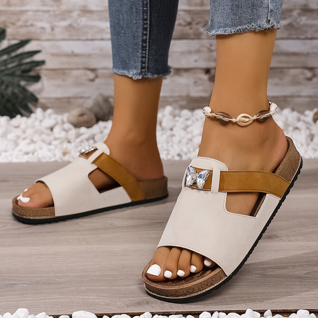Yelena | Sandalias Abiertas con Estilo Vintage