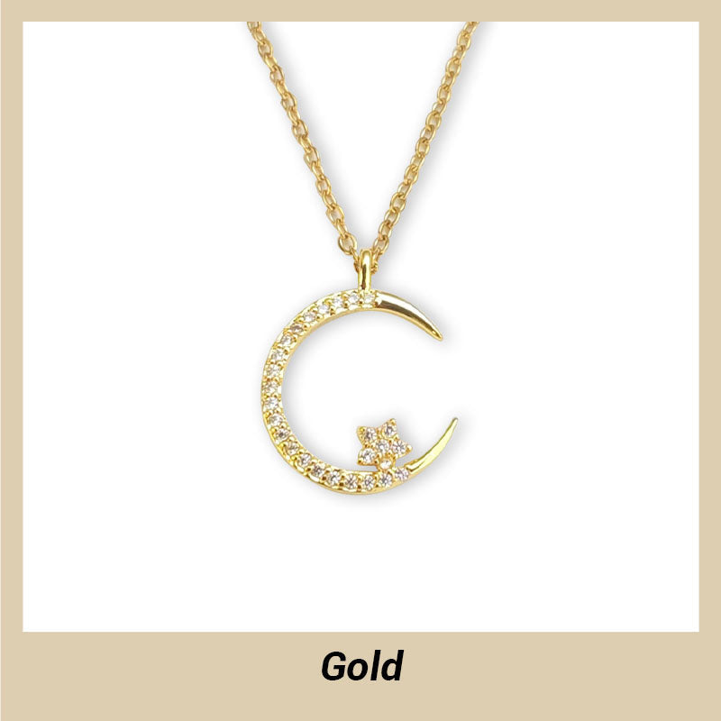Seluné | Collar Luna y Estrellas Luminosas