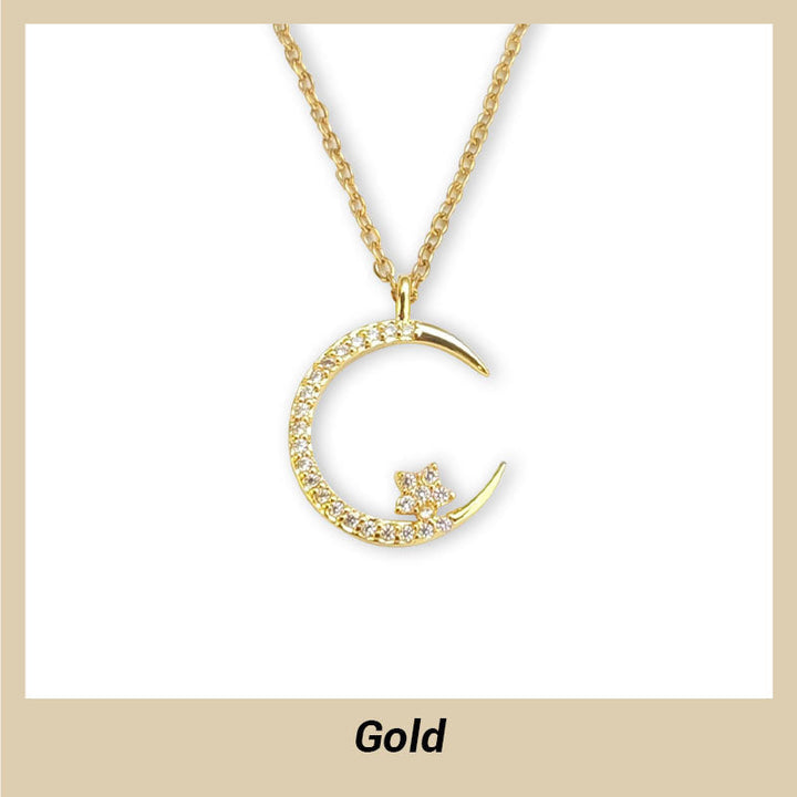 Seluné | Collar Luna y Estrellas Luminosas
