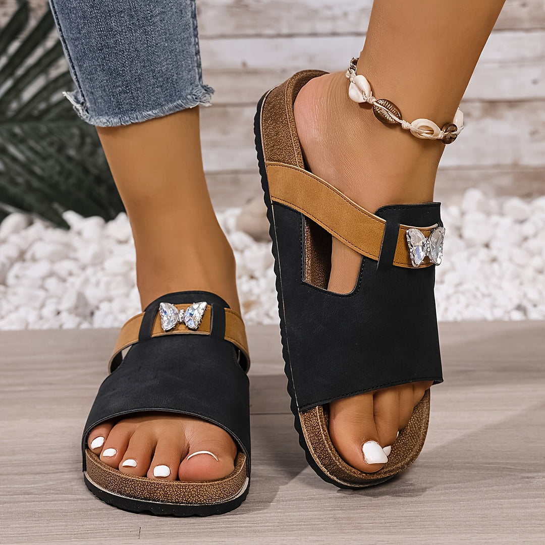 Yelena | Sandalias Abiertas con Estilo Vintage