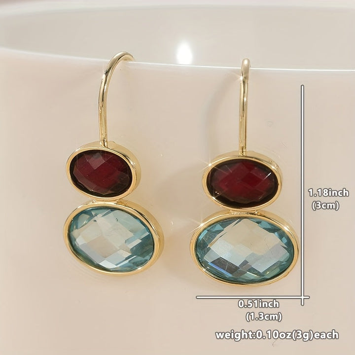 Perla | Aretes Colgantes Ovalados con Diseño Artesanal Elegante