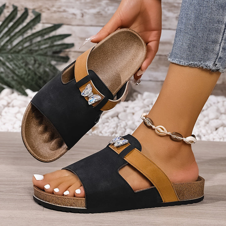 Yelena | Sandalias Abiertas con Estilo Vintage