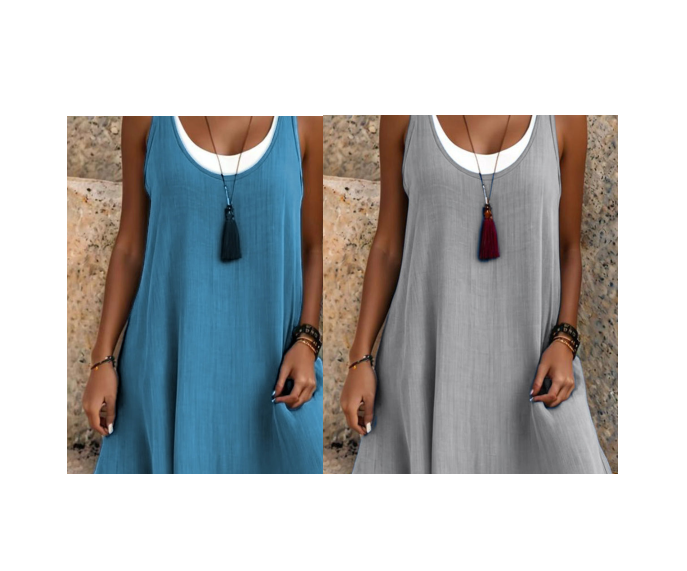 Gabrielle | Vestido Efecto Dos Piezas con Diseño en Capas y Estilo Elegante