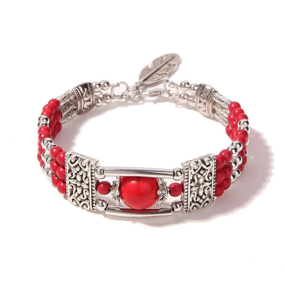 Jessae | Pulsera de Piedras Naturales con Estilo Artesanal y Energía Natural