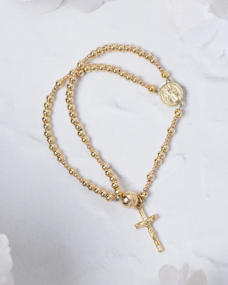 Ysolde | Pulsera de Cuentas con Diseño Clásico y Estilo Espiritual
