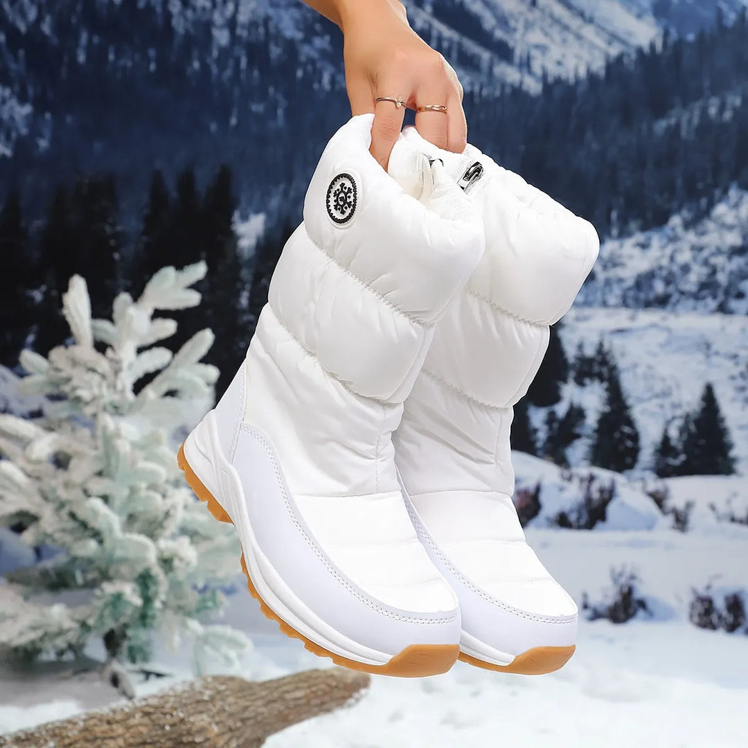 Maristella | Botas de Nieve de Media Caña con Forro Cálido y Suela Antideslizante