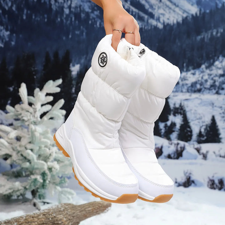 Maristella | Botas de Nieve de Media Caña con Forro Cálido y Suela Antideslizante