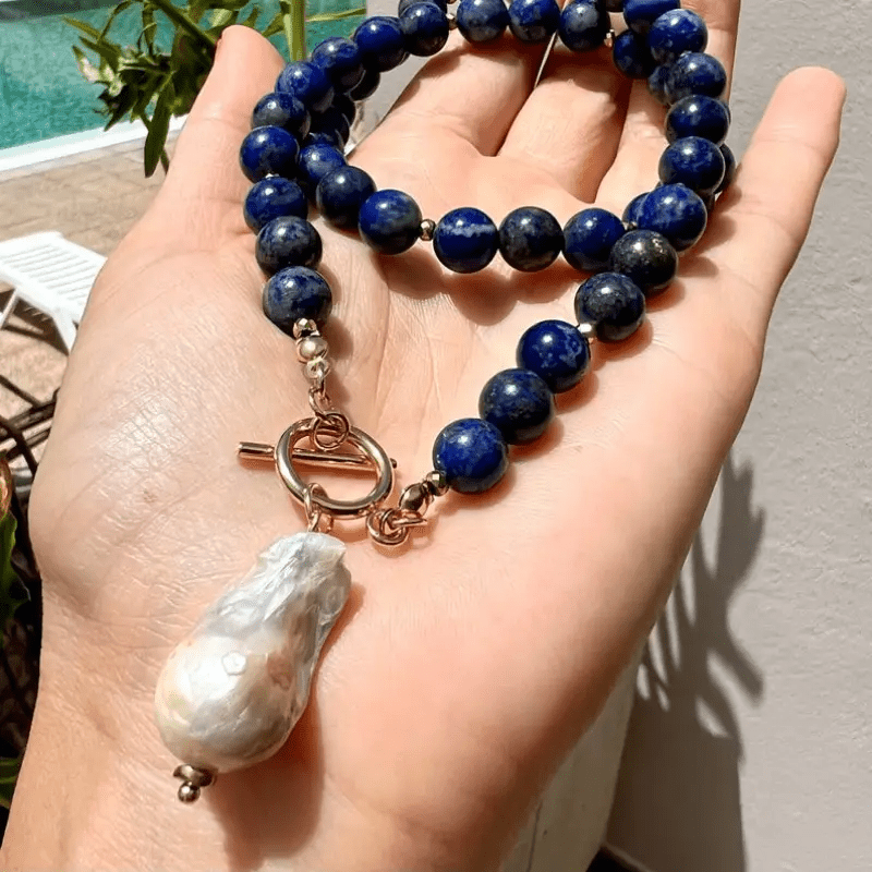 Havento | Collar Barroco Bohemio con Perlas y Detalles en Tonos Joya