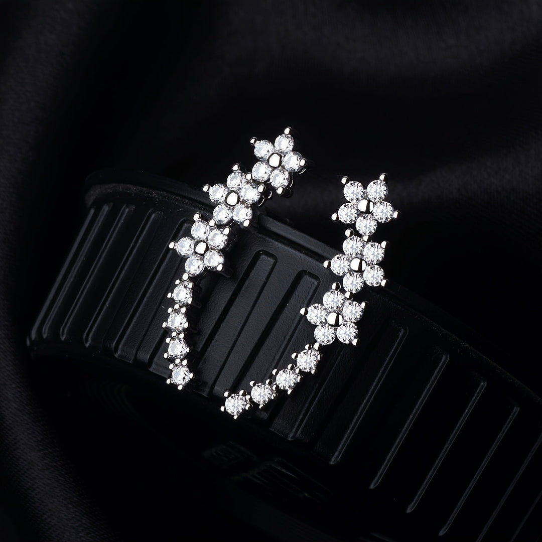 Soreya | Aretes Florales Elegantes con Estilo Atemporal